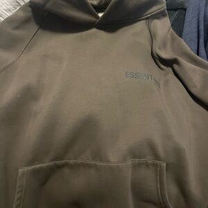 Essentials Men's dark oatmeal hoodie unisex!!